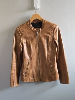 Ladies Danier Leather Moto Jacket Size XS